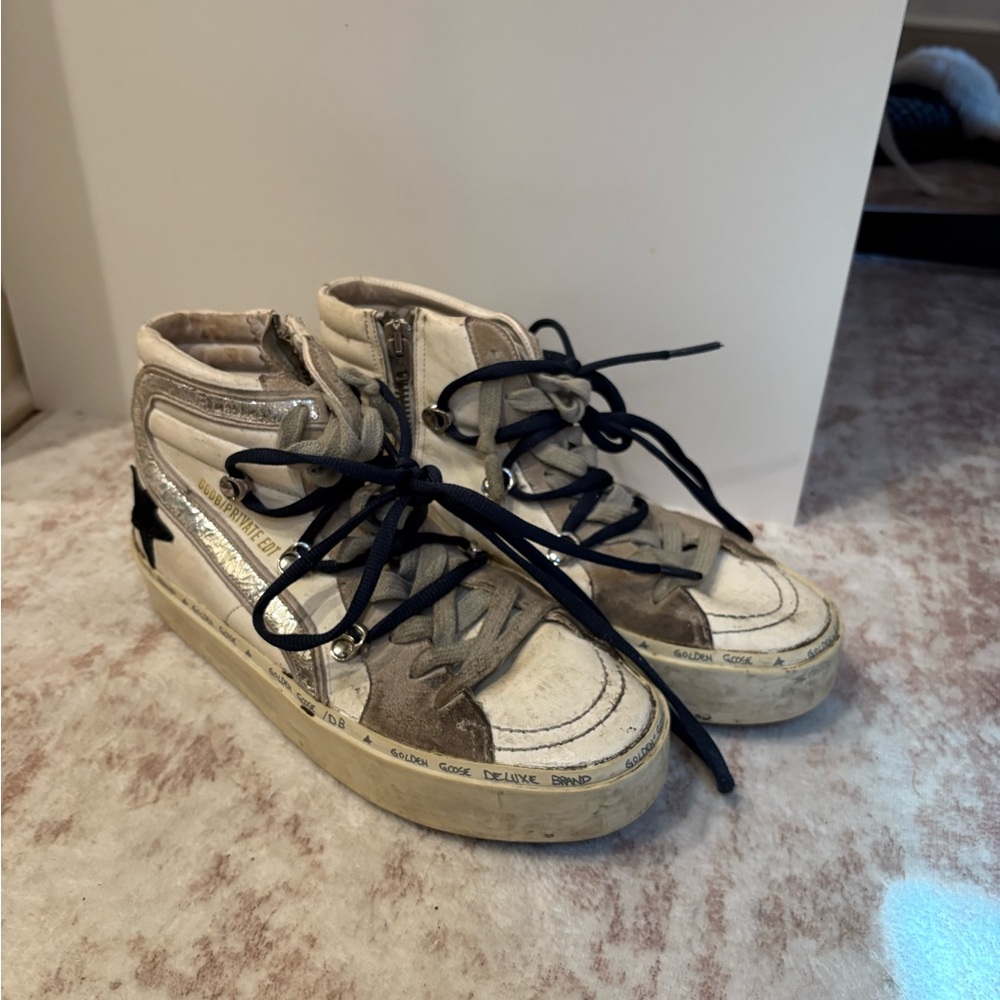 High top platform golden goose size 37
